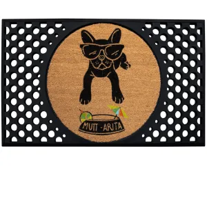 4 Cats & Dogs Muttarita Round Entrance Mat