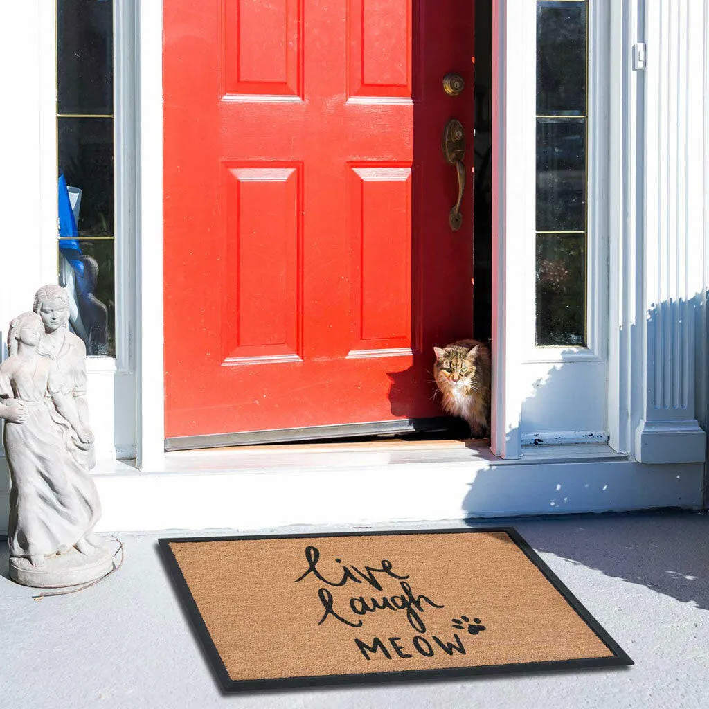 4 Cats & Dogs Spring Kitty Sniff Rectangular Entrance Mat