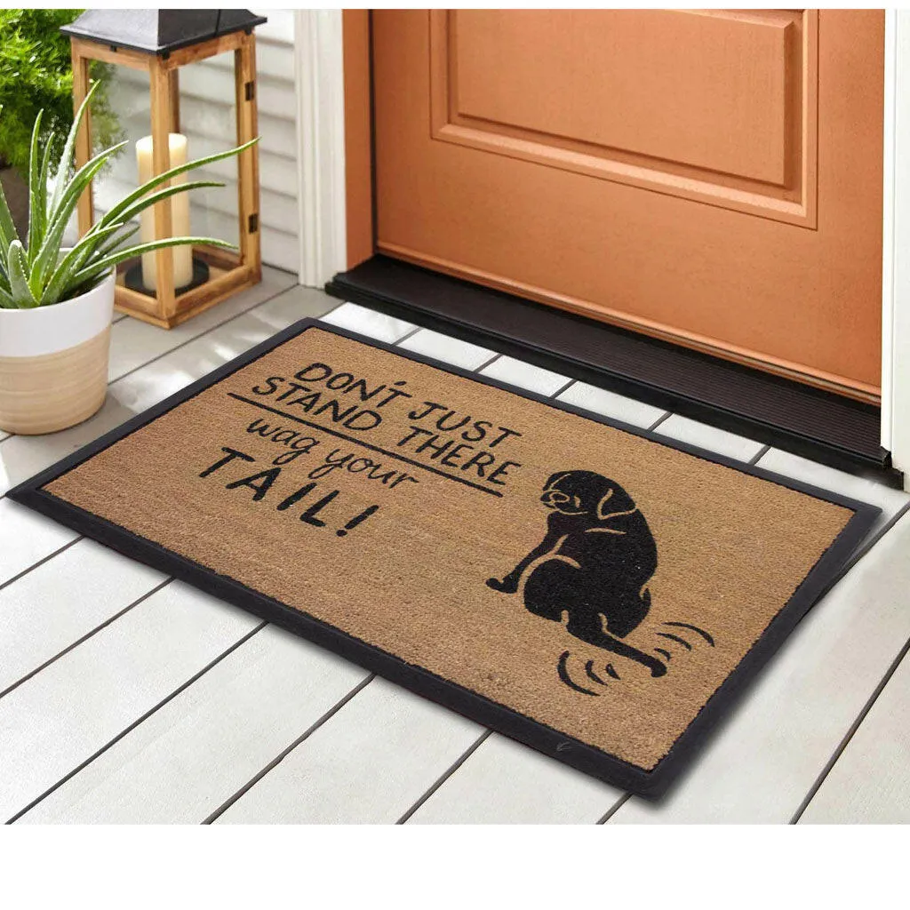 4 Cats & Dogs Spring Kitty Sniff Rectangular Entrance Mat