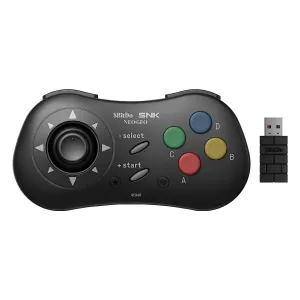 8bitdo NeoGeo Wireless Controller for Windows/ NeoGeo Mini/ Android (Black) (80HC)