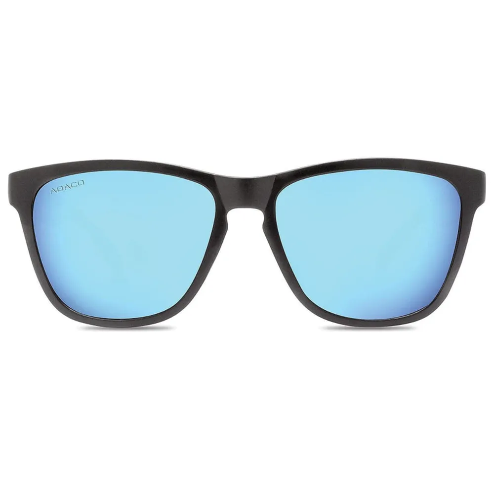 Abaco Polarized Kai Color: Matte Black/ Caribbean Blue Mirror