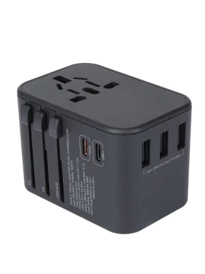 Alphatech Travel Adaptor 3-USB A   2-USB C Ports