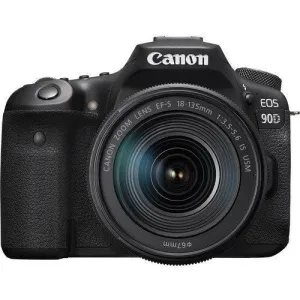 Canon EOS 90D DSLR Camera with 18-135mm IS USM NANO Lens