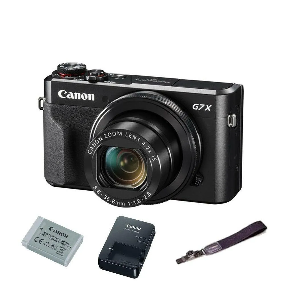 Canon PowerShot G7 X Mark II Digital Camera - Black