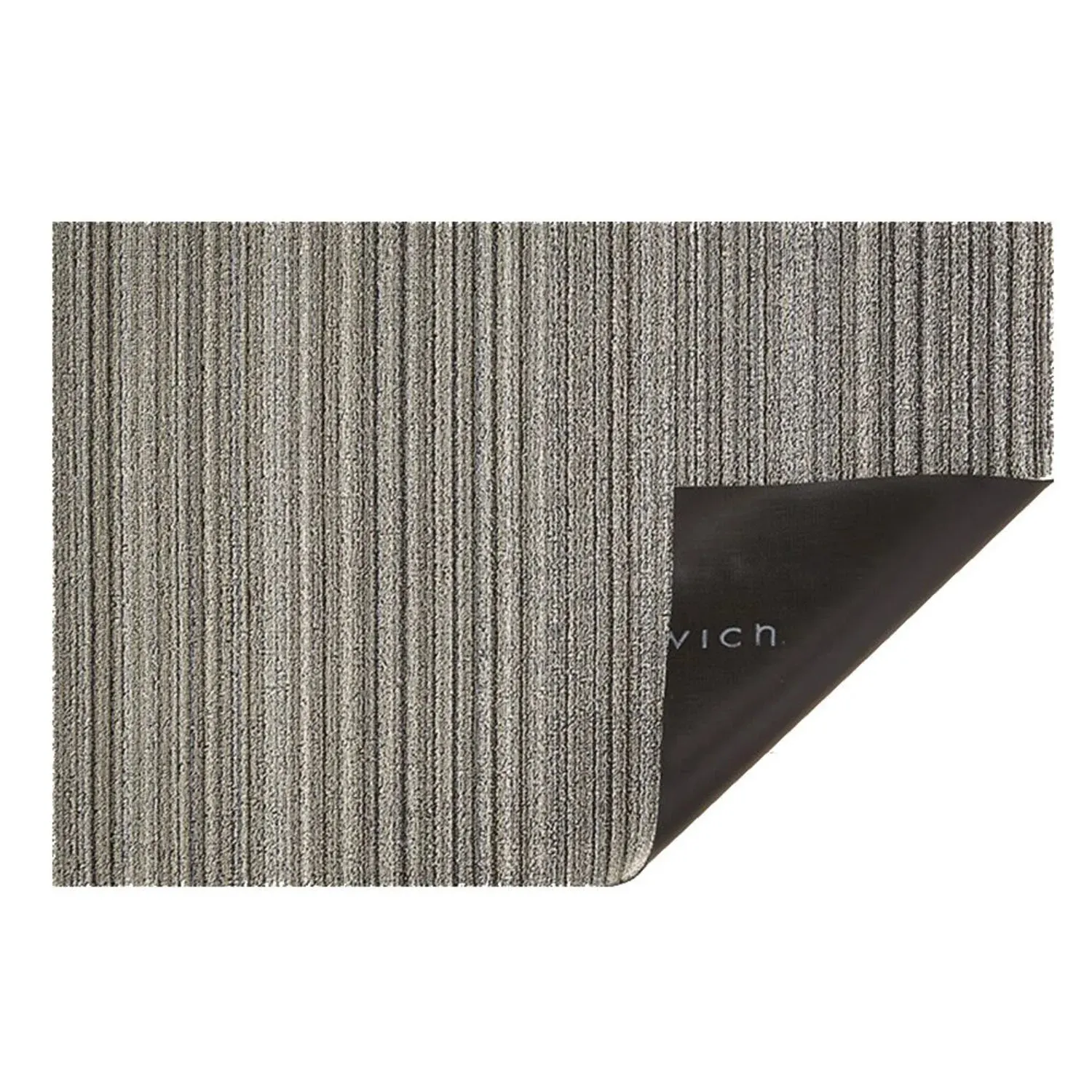 Chilewich Shag Indoor/Outdoor Utility Mat - Skinny Stripe - Birch - 61x91cm