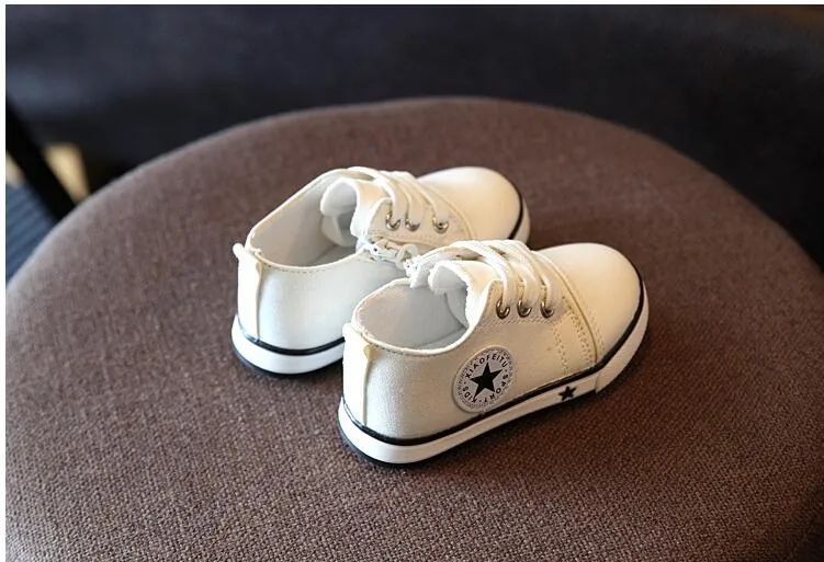 Comfortable Breathable Children's Canvas Sneakers