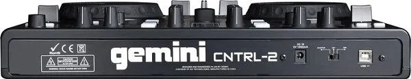 Gemini CNTRL2 USB-MIDI DJ Mixer and Controller with Sound Card