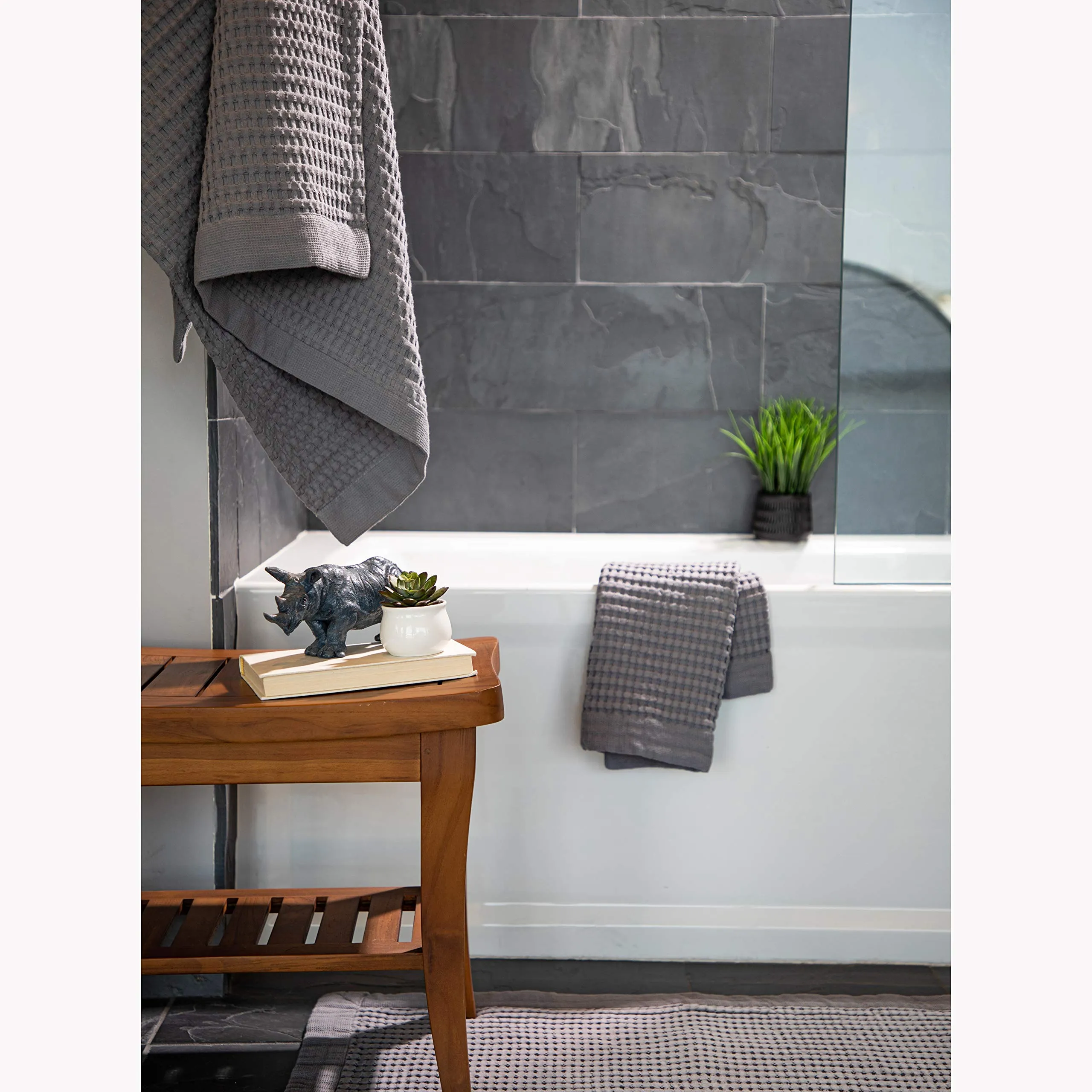 GILDEN TREE: Bathroom Mat - 100% Cotton, Fast Drying, Super Absorbent