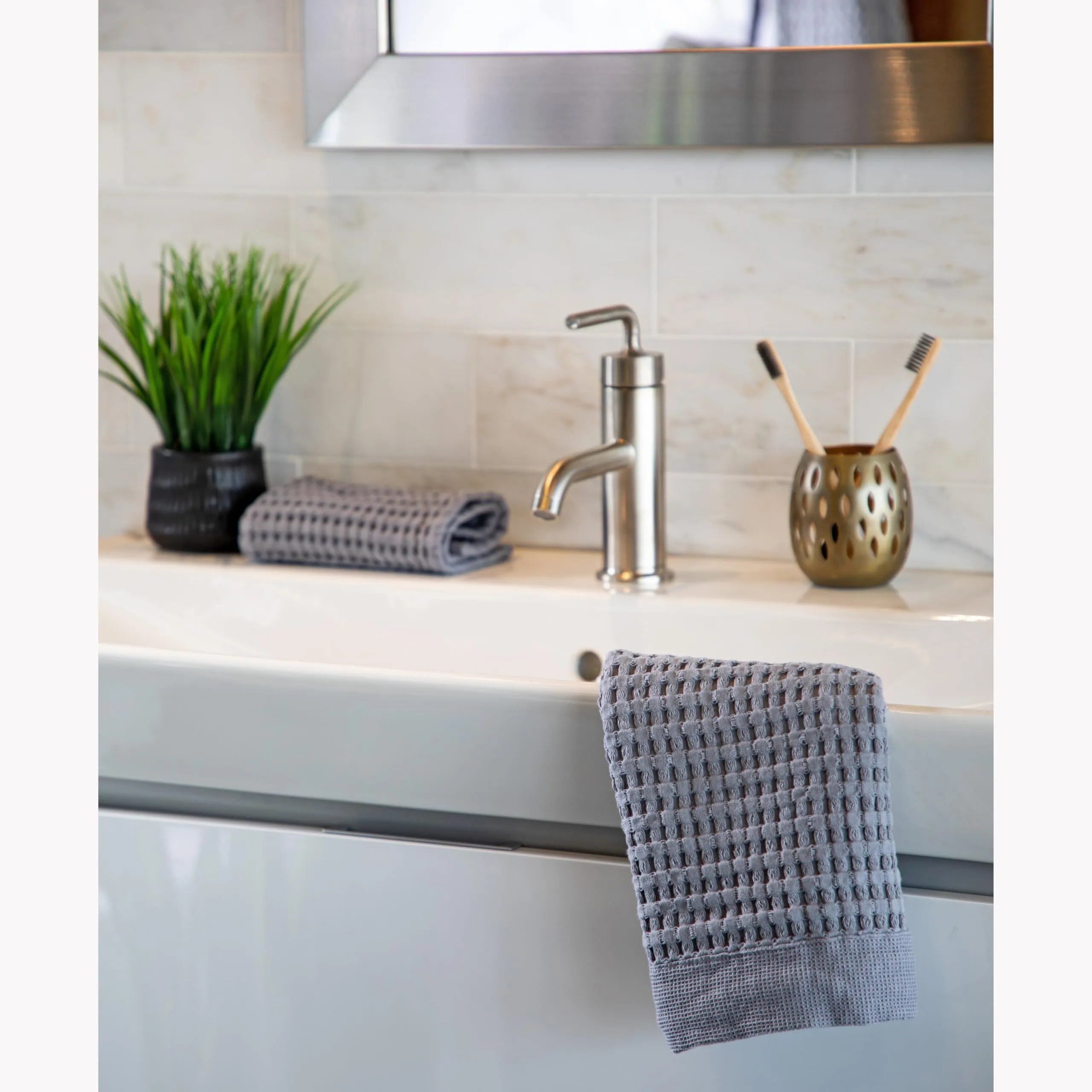 GILDEN TREE: Bathroom Mat - 100% Cotton, Fast Drying, Super Absorbent