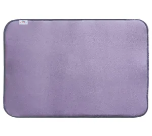 Heart Home Microfiber Reversible Dish Drying Mat with Absorbent Parity for Kitchen 27"x 19"(Purple)