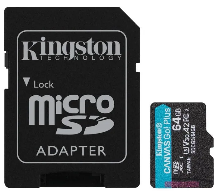 Kingston Canvas Go! Plus microSD Memory Card (5 Capacities)