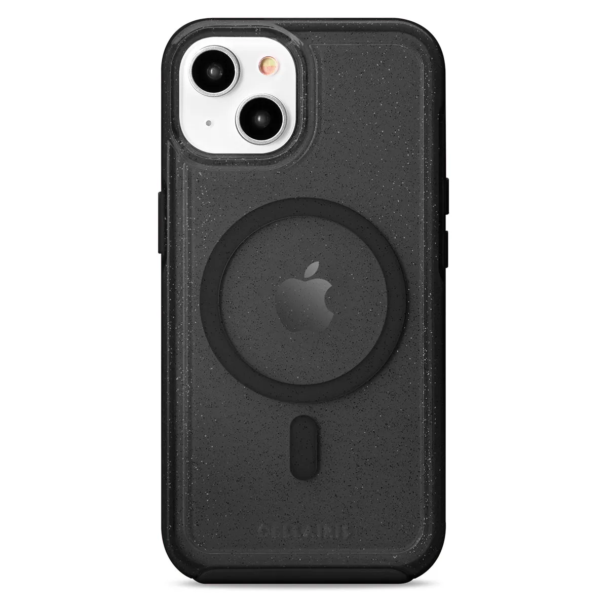 La Hornet - iPhone 15 Plus / iPhone 14 Plus Clear Black Glitter w/ MagSafe Case