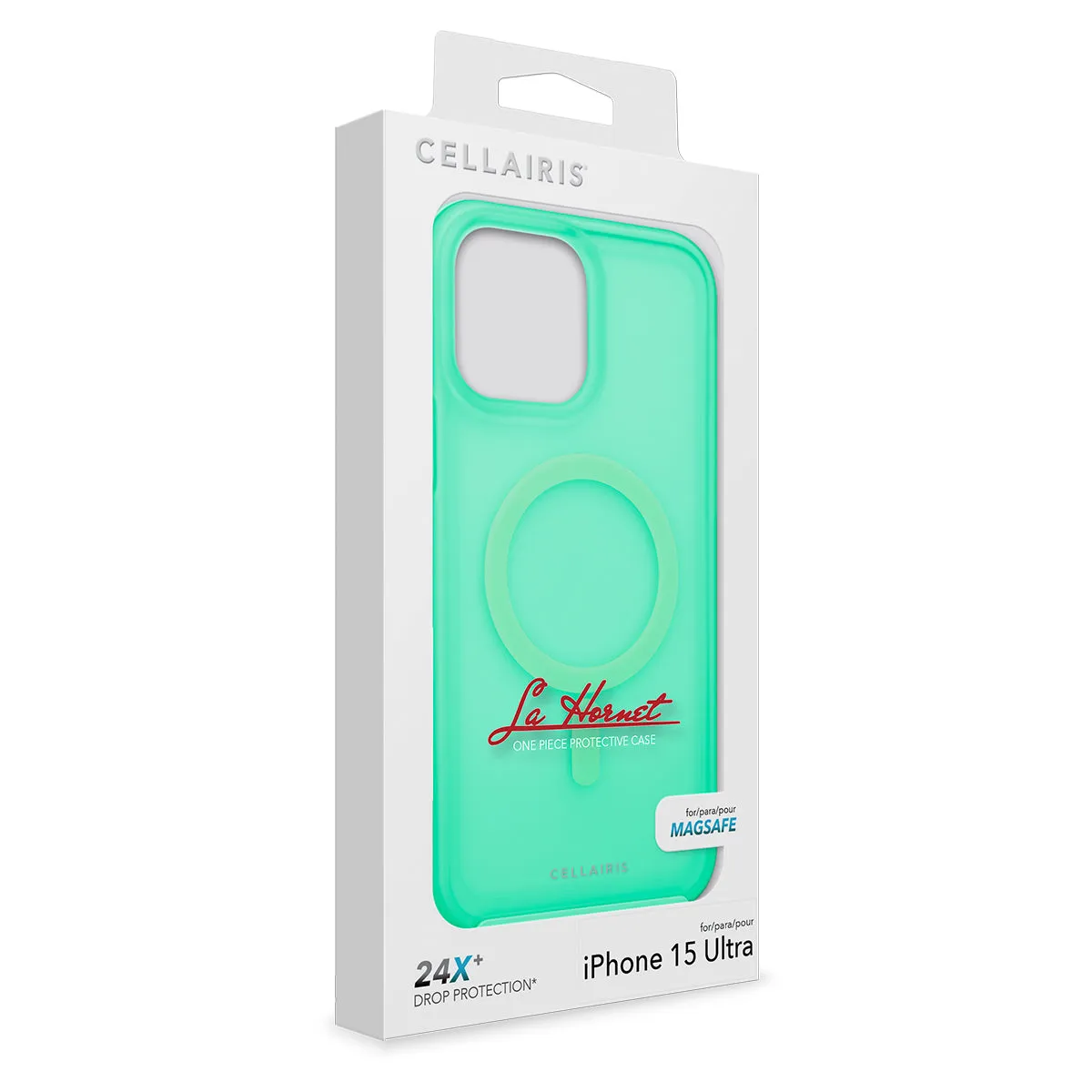 La Hornet - iPhone 15 Pro Max Turquoise Matte w/ MagSafe Case