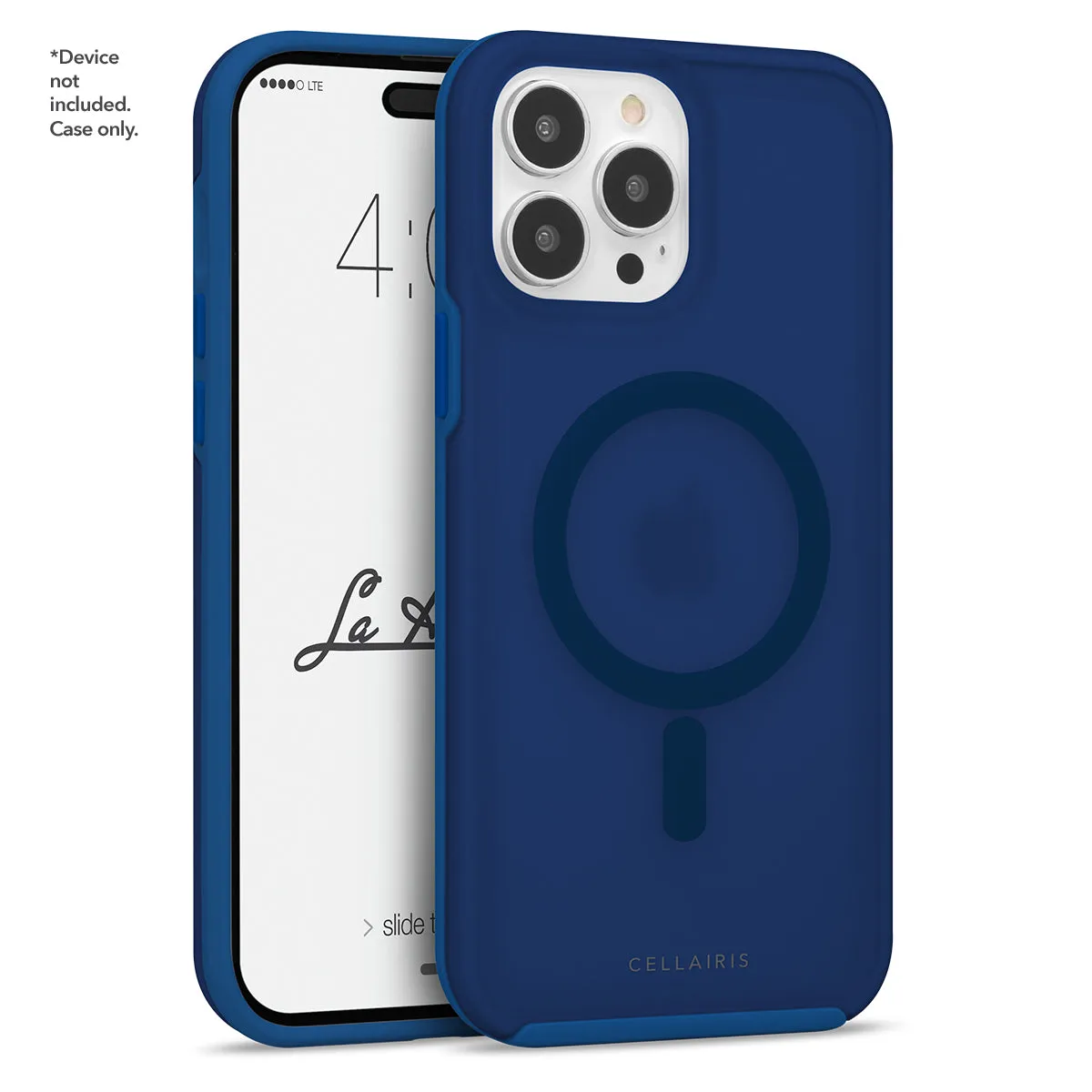 La Hornet - iPhone 15 Pro Navy Blue Matte w/ MagSafe Case