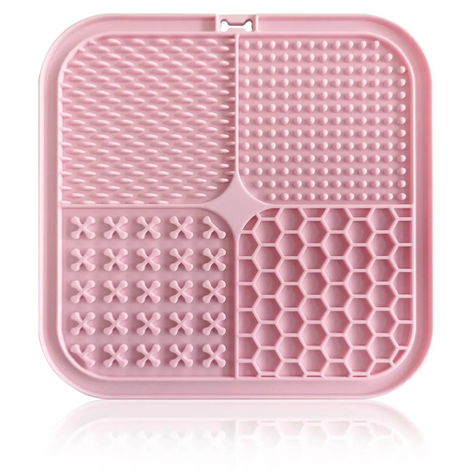 Poursweet Dog Lick Mat with Suction Cups Slow Feeders Licking Pet Anxiety Relief Cat Training for Food, Yogurt, Peanut Butter