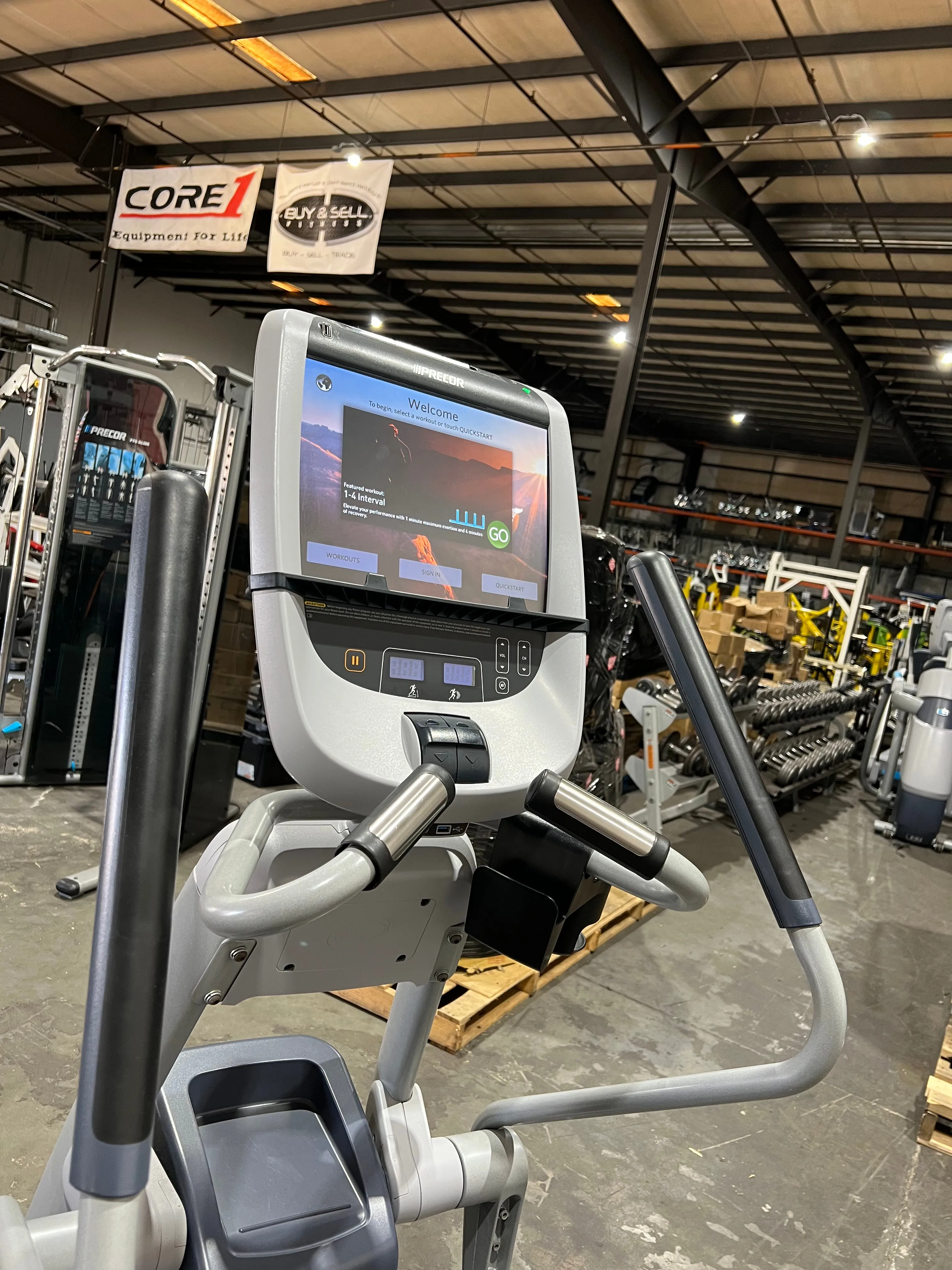 Precor 885 Elliptical P80 Console