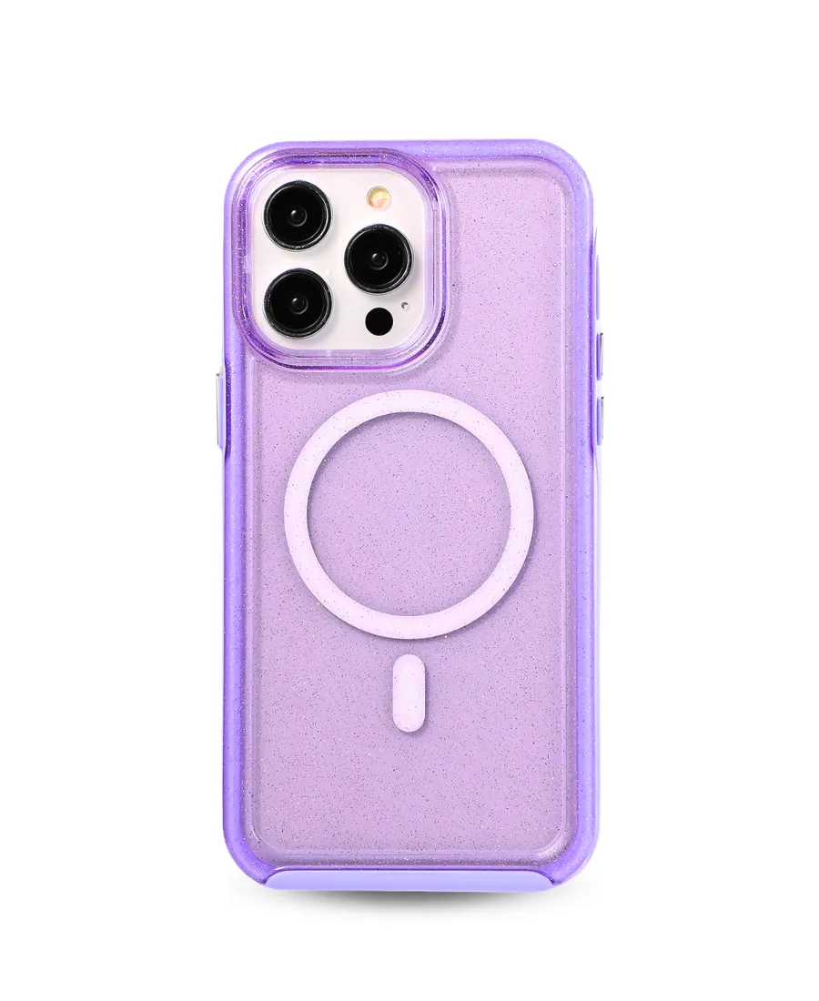 Purple Neon MagSafe Phone Case