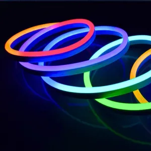 RGB Neon Flex 24V 10x20mm IP68 Waterproof 12.5cm Cut