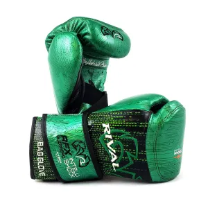 RIVAL RFX-GUERRERO INTELLI-SHOCK BAG GLOVES CYBER EDITION - BLACK/GREEN