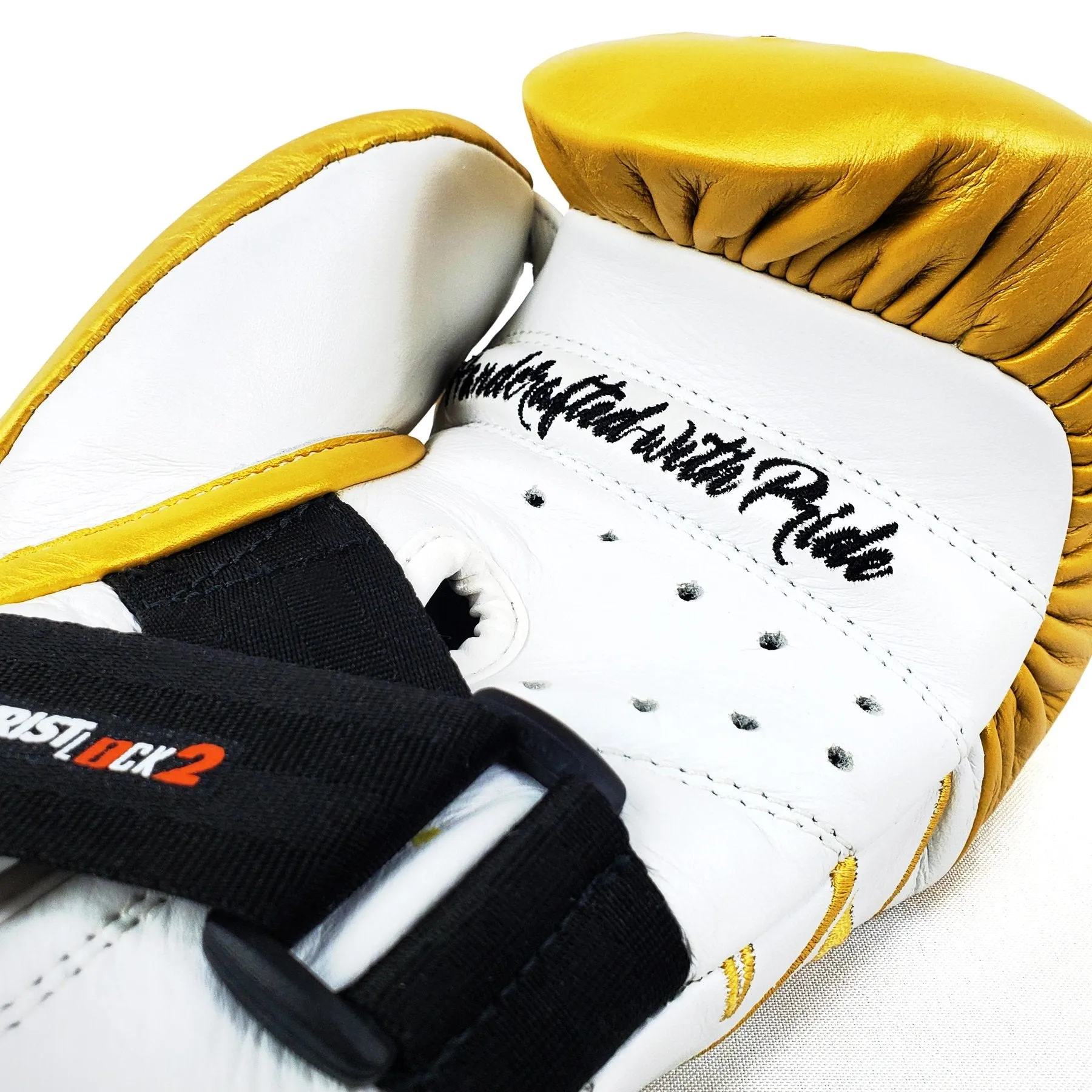 RIVAL RFX-GUERRERO INTELLI-SHOCK BAG GLOVES UNDISPUTED EDITION - WHITE/GOLD