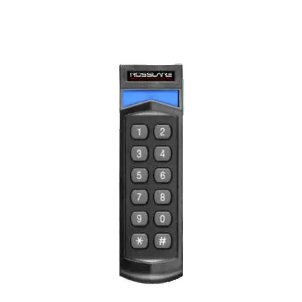 Rosslare - G6370B - Open to Secure Multi-Format Keypad Reader w/ Pigtail - MIFARE Plus - 13.56 MHz RFID - 6-16 VDC - IP65