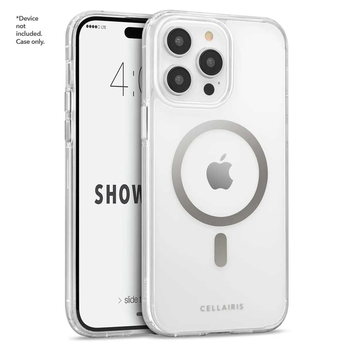 Showcase Halo - iPhone 15 Pro Silver w/ MagSafe Case