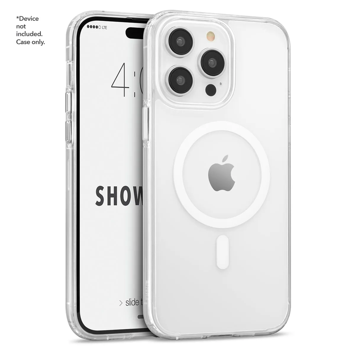 Showcase Halo - iPhone 15 Pro White w/ MagSafe Case