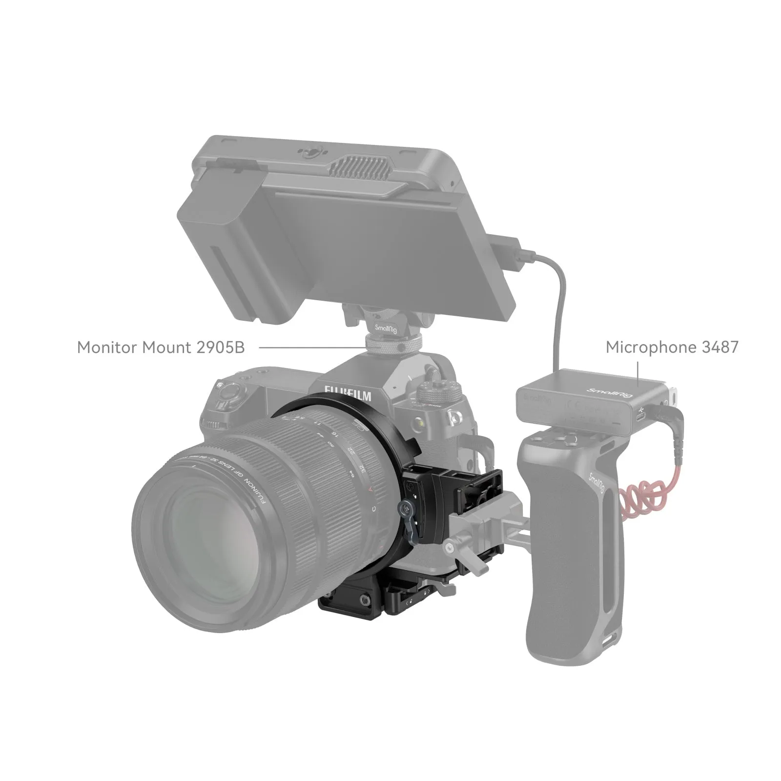 SmallRig Rotatable Horizontal-to-Vertical Mount Plate Kit for FUJIFILM Specific GFX Series Cameras