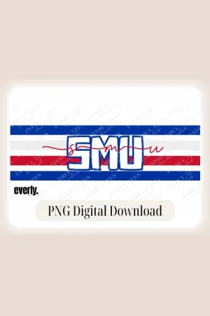 SMU- Southern Methodist Design PNG Download