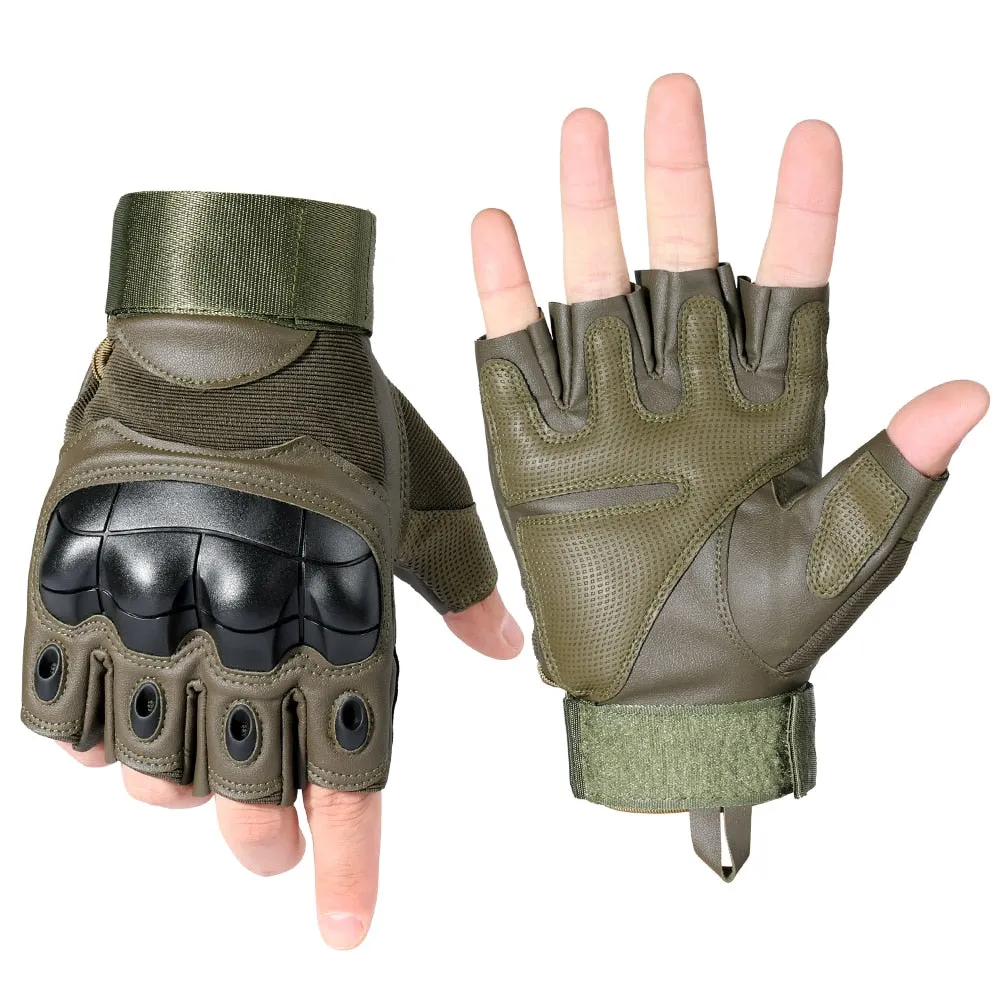 Taktiska Handskar med Touch Screen funktion - Tactical Gloves PU Leather Army Military Combat