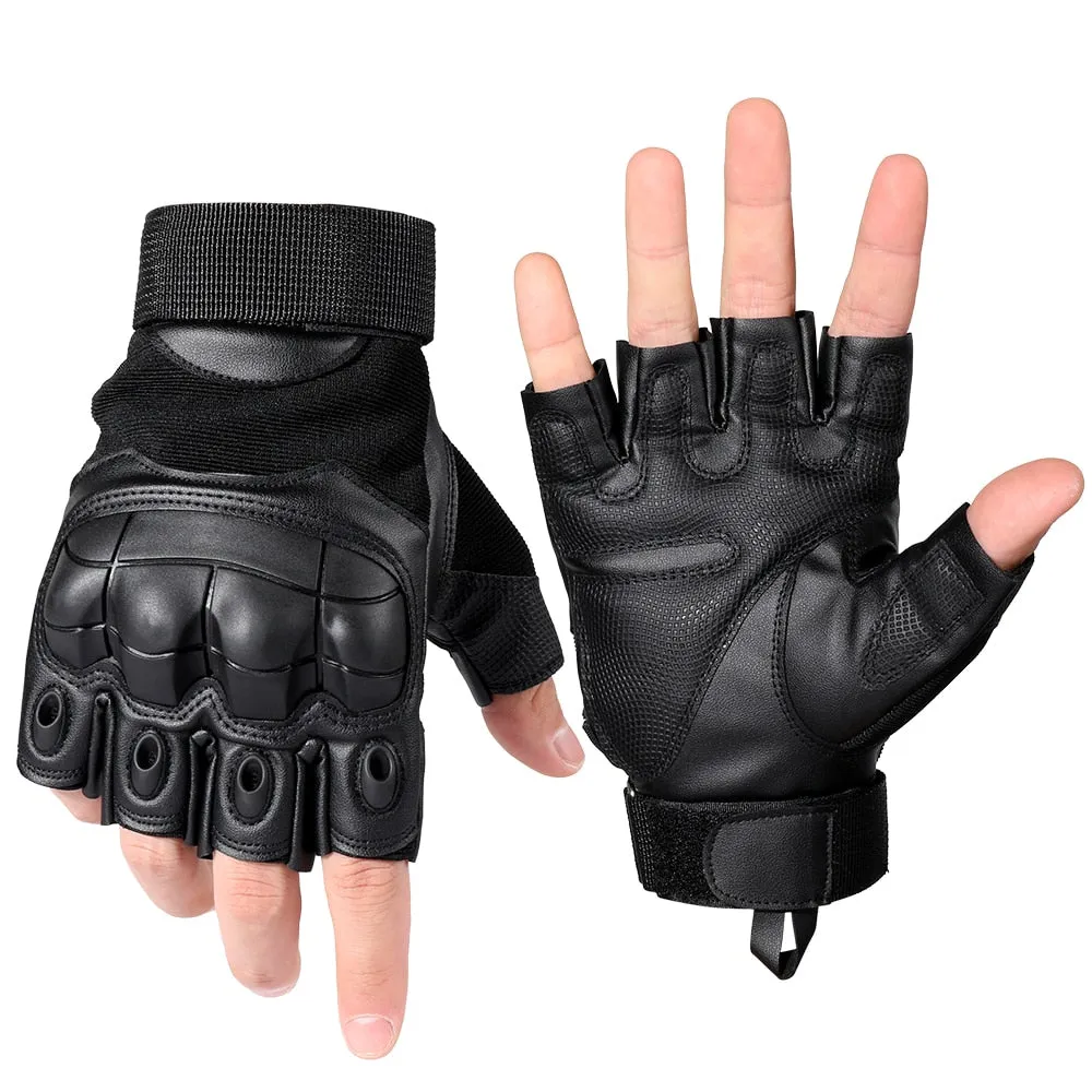 Taktiska Handskar med Touch Screen funktion - Tactical Gloves PU Leather Army Military Combat