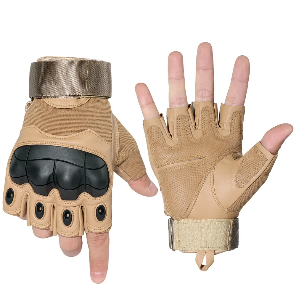 Taktiska Handskar med Touch Screen funktion - Tactical Gloves PU Leather Army Military Combat