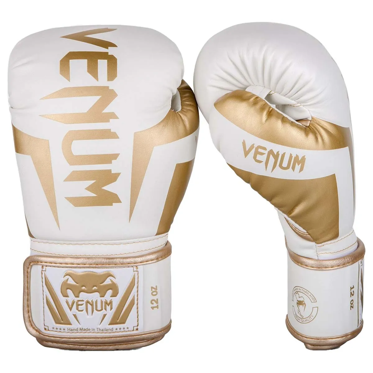 Venum Elite Boxing Gloves White/Gold